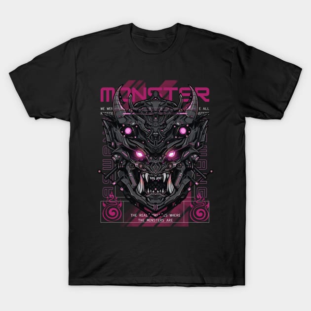 Mecha Monster, Mecha Aswang T-Shirt by KomixsDesign
